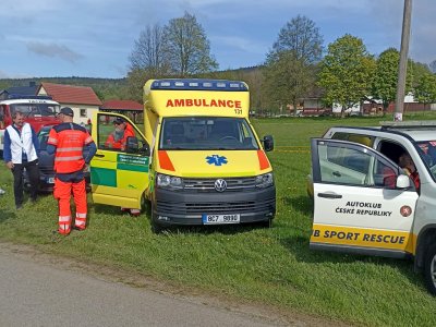 Zdravotnická asistence na Rallye Český Krumlov